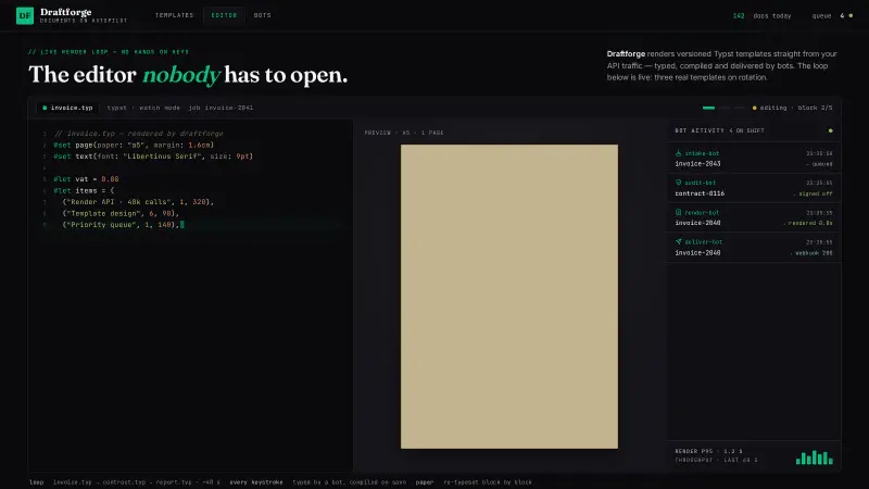 Draftforge